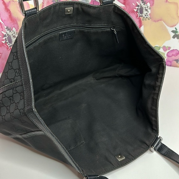 💯 Authentic GUCCI Nylon Monogram Large Abbey Tote🍀 - Picture 3 of 16